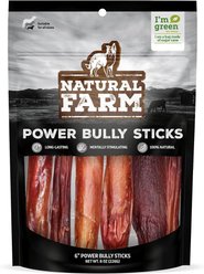 Natural Farm 6-inch Power Bully Dog Treats, 8-oz bag