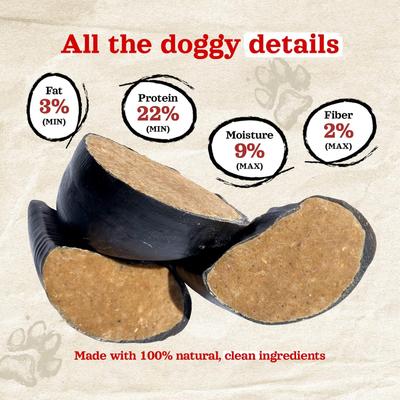 Show full view: Natural Farm Stuffed Hooves Chicken Flavor Dog Chews, 4 count slide 5 of 9