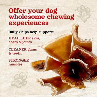 Show full view: Natural Farm 9 to 12-inch Bully Chips Dog Treats, 8-oz bag slide 4 of 9