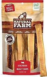 Natural Farm 9 to 12-inch Bully Chips Dog Treats, 8-oz bag