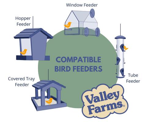 Show full view: Valley Farms Super Deluxe Wild Bird Food, 40-lb bag slide 5 of 9
