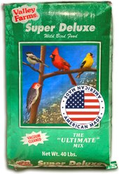 Valley Farms Super Deluxe Wild Bird Food, 40-lb bag