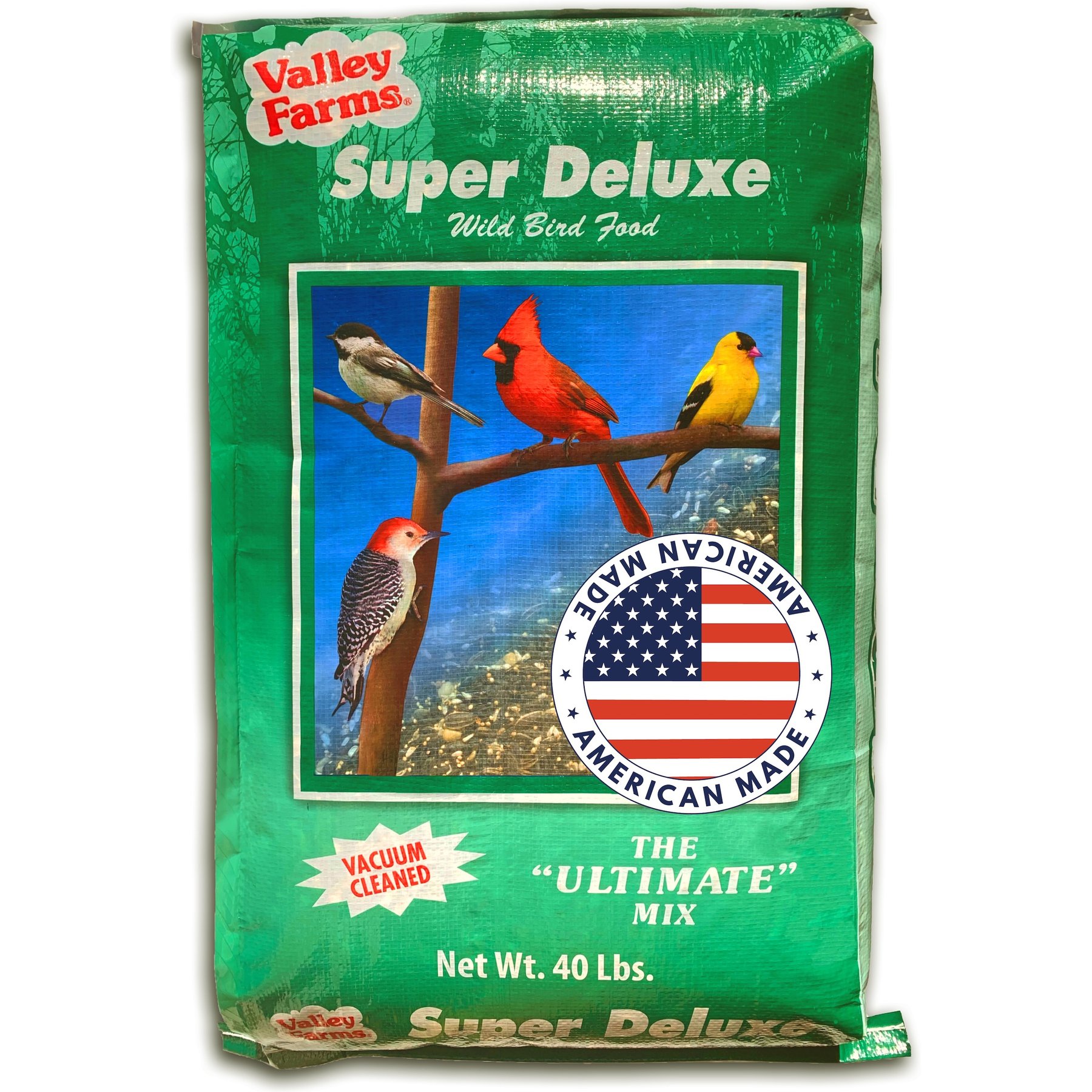 Valley Farms Super Deluxe Wild Bird Food, 40-lb bag