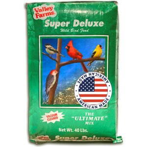 Valley Farms Super Deluxe Wild Bird Food, 40-lb bag
