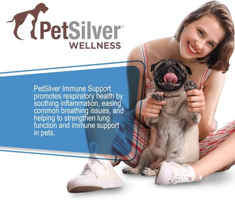 Show full view: PetSilver All Natural Cat & Dog Respiratory Solution & Immune Support, 16-fl oz bottle slide 7 of 10