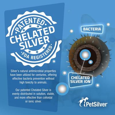 Show full view: PetSilver Respiratory Cough & Immune Support for Dogs & Cats, 2-fl oz bottle slide 6 of 9