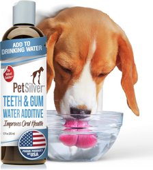 PetSilver Teeth & Gum All Natural Water Additive, 12-fl oz bottle