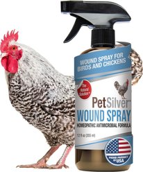 PetSilver Chicken & Bird Wound Spray, 12-fl oz bottle