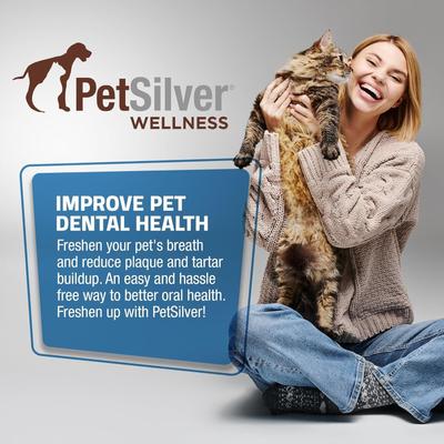 Show full view: PetSilver Teeth & Gum All Natural Water Additive, 12-fl oz bottle slide 6 of 11