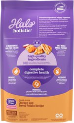 Halo Holistic Complete Digestive Health Grain-Free Chicken & Sweet Potato Dog Food Recipe Small Breed Dry Dog Food, 3.5-lb bag slide 2 of 9