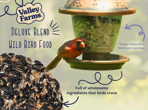 Show full view: Valley Farms Deluxe Wild Bird Food, 40-lb bag slide 8 of 9