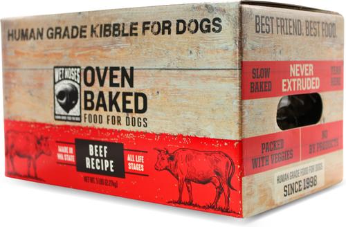 Show full view: Wet Noses Oven Baked Human Grade Beef Recipe Dry Dog Food, 5-lb box slide 3 of 9