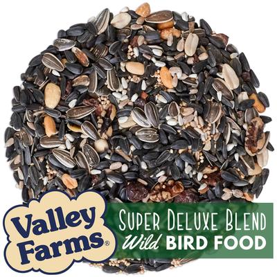 Show full view: Valley Farms Super Deluxe Wild Bird Food, 40-lb bag slide 3 of 9