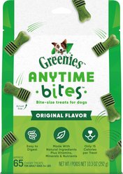 Greenies Anytime Bites Original Chicken Flavor Soft & Chewy Dog Treats, 10.3-oz bag