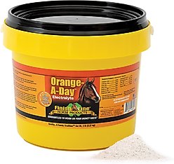 Finish Line Orange-A-Day Electrolyte Powder Orange Flavor Horse Supplement, 5-lb tub
