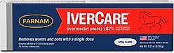 Farnam Ivercare Ivermectin 1.87% Paste Horse Dewormer, Apple Flavor, 0.21-oz syringe, 1 count