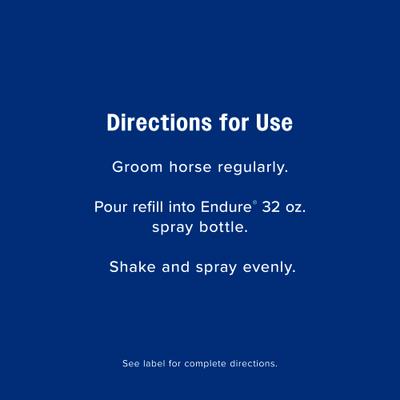 Show full view: Farnam Endure Sweat Resistant Horse Fly Spray, 1-gal bottle slide 7 of 11
