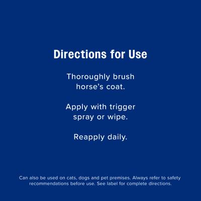 Show full view: Farnam Equisect Botanical Fly Repellent Cat Dog & Horse Spray, 128-fl oz bottle slide 9 of 10