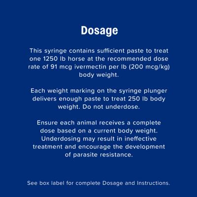 Show full view: Farnam Ivercare Ivermectin 1.87% Paste Horse Dewormer, Apple Flavor, 0.21-oz syringe, 1 count slide 9 of 11