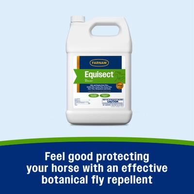 Show full view: Farnam Equisect Botanical Fly Repellent Cat Dog & Horse Spray, 128-fl oz bottle slide 3 of 10