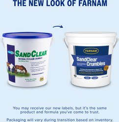 Farnam SandClear Natural Psyllium Fiber Crumbles Apple/Molasses Flavor Horse Supplement, 3-lb bucket slide 2 of 9