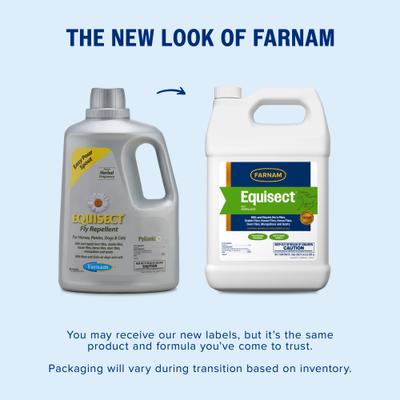Show full view: Farnam Equisect Botanical Fly Repellent Cat Dog & Horse Spray, 128-fl oz bottle slide 2 of 10