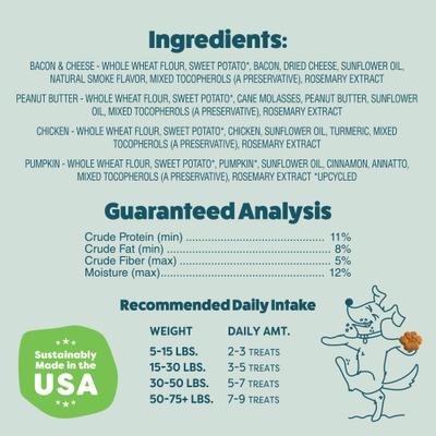 Show full view: Shameless Pets Crunchy Bites Snack Mix Crunchy Dog Treats, 10-oz box slide 7 of 9