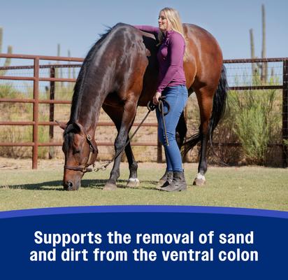 Show full view: Farnam SandClear Natural Psyllium Fiber Crumbles Apple/Molasses Flavor Horse Supplement, 3-lb bucket slide 4 of 11