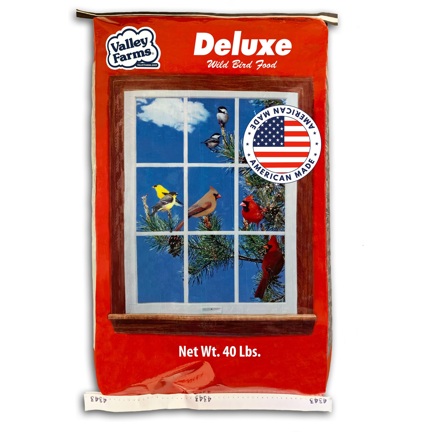 Valley Farms Deluxe Wild Bird Food, 40-lb bag