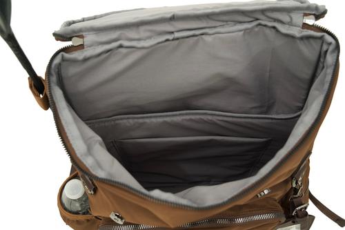 Show full view: Grand Prix Deluxe Backpack, Brown slide 8 of 9
