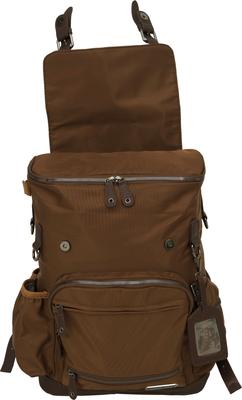 Show full view: Grand Prix Deluxe Backpack, Brown slide 7 of 9