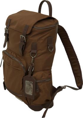 Show full view: Grand Prix Deluxe Backpack, Brown slide 3 of 9