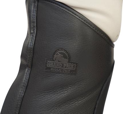Show full view: Grand Prix Full Italian Leather Half Chaps, Black, 14/16 slide 8 of 9