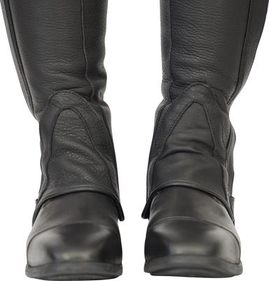 Show full view: Grand Prix Full Italian Leather Half Chaps, Black, 14/16 slide 6 of 9