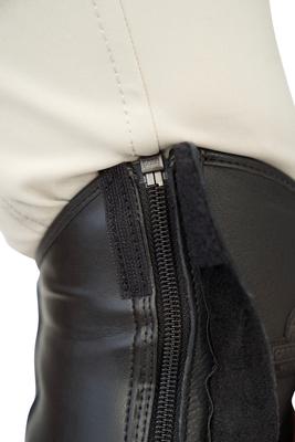 Show full view: Grand Prix Full Italian Leather Half Chaps, Black, 14/16 slide 9 of 9