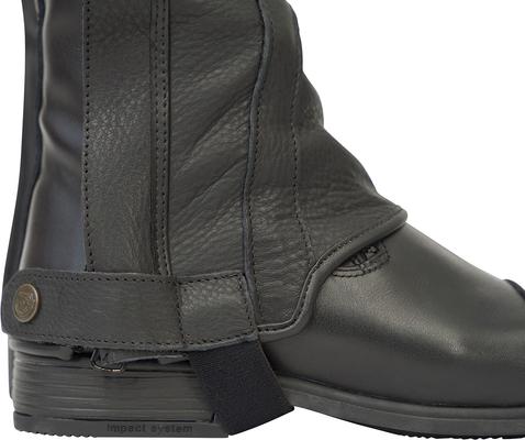 Show full view: Grand Prix Full Italian Leather Half Chaps, Black, 14/16 slide 7 of 9