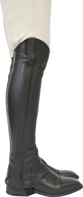 Show full view: Grand Prix Full Italian Leather Half Chaps, Black, 14/16 slide 5 of 9