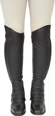 Show full view: Grand Prix Full Italian Leather Half Chaps, Black, 14/16 slide 3 of 9