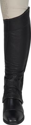 Show full view: Grand Prix Elite Leather Half Chaps, Black, X-Small slide 7 of 9