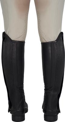 Show full view: Grand Prix Elite Leather Half Chaps, Black, X-Small slide 3 of 9