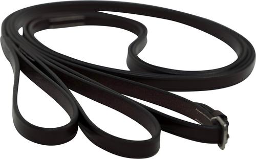 Show full view: Huntley Equestrian Sedgwick Leather Draw Training Horse Reins with Loops, Australian Nut, 84-in slide 3 of 7