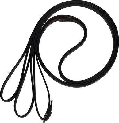 Show full view: Huntley Equestrian Sedgwick Leather Draw Training Horse Reins with Loops, Australian Nut, 84-in slide 2 of 7