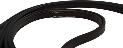 Show full view: Huntley Equestrian Sedgwick Leather Draw Training Horse Reins with Loops, Australian Nut, 84-in slide 5 of 7