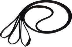 Huntley Equestrian Sedgwick Leather Draw Training Horse Reins with Loops, Australian Nut, 84-in