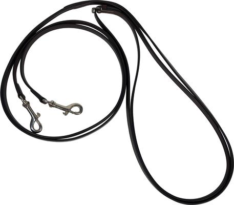 Show full view: Huntley Equestrian Sedgwick Leather Draw Horse Reins with Snap Ends, Australian Nut, 84-in slide 6 of 7