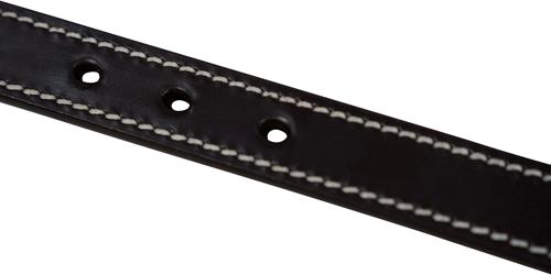 Show full view: Huntley Equestrian Triple Stitched Leather Horse Halter Replacement Crown Piece, Havana, Cob slide 4 of 5