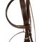 Show in main carousel: Huntley Equestrian Sedgwick Leather Fancy Stitched Horse Bridle & Reins with Clip Cheek Pieces, Brown, Cob slide 3 of 6