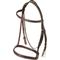 Show in main carousel: Huntley Equestrian Sedgwick Leather Fancy Stitched Horse Bridle & Reins with Clip Cheek Pieces, Brown, Cob slide 1 of 6
