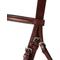 Show in main carousel: Huntley Equestrian Fancy Stitched Schooling Hunter Horse Bridle with Reins, Brown, Full slide 6 of 7