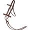 Show in main carousel: Huntley Equestrian Fancy Stitched Schooling Hunter Horse Bridle with Reins, Brown, Full slide 1 of 7